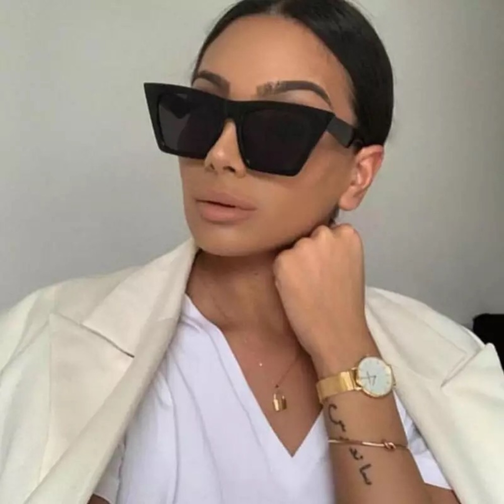 Black Cat Eye Sunglasses